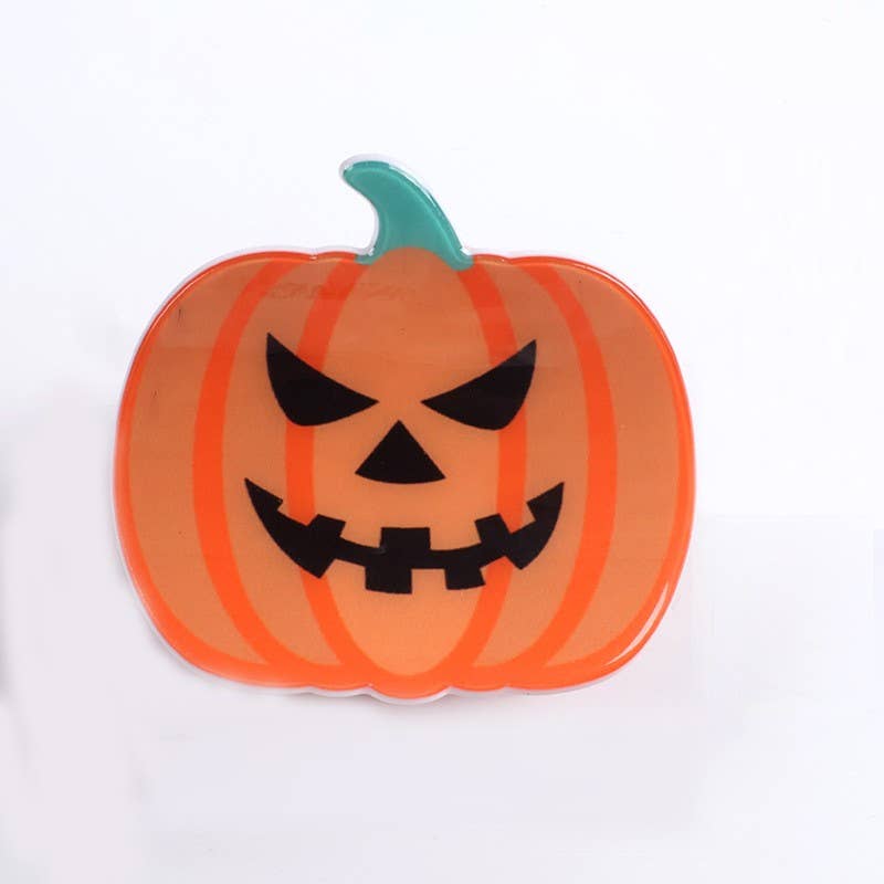 LARGE HALLOWEEN PUMPKIN HAIR CLAW CLIPS | 40H963