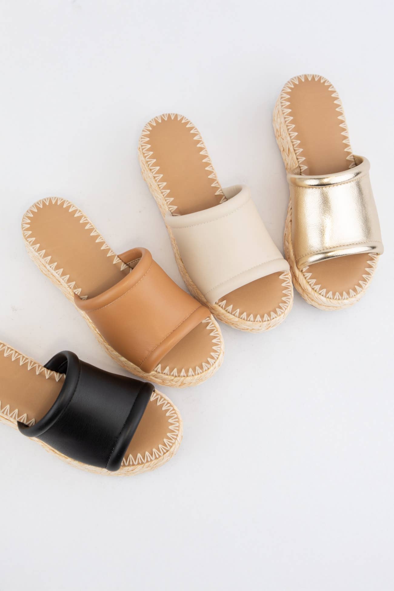 MONTE CHUNKY PLATFORM RAFFIA HEEL SLIP ON WEDGE