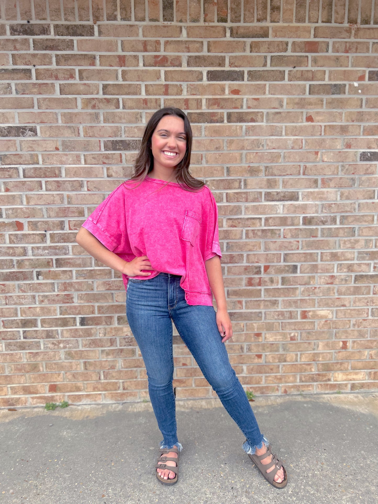 Judy Blue skinny w/ shark bite hem