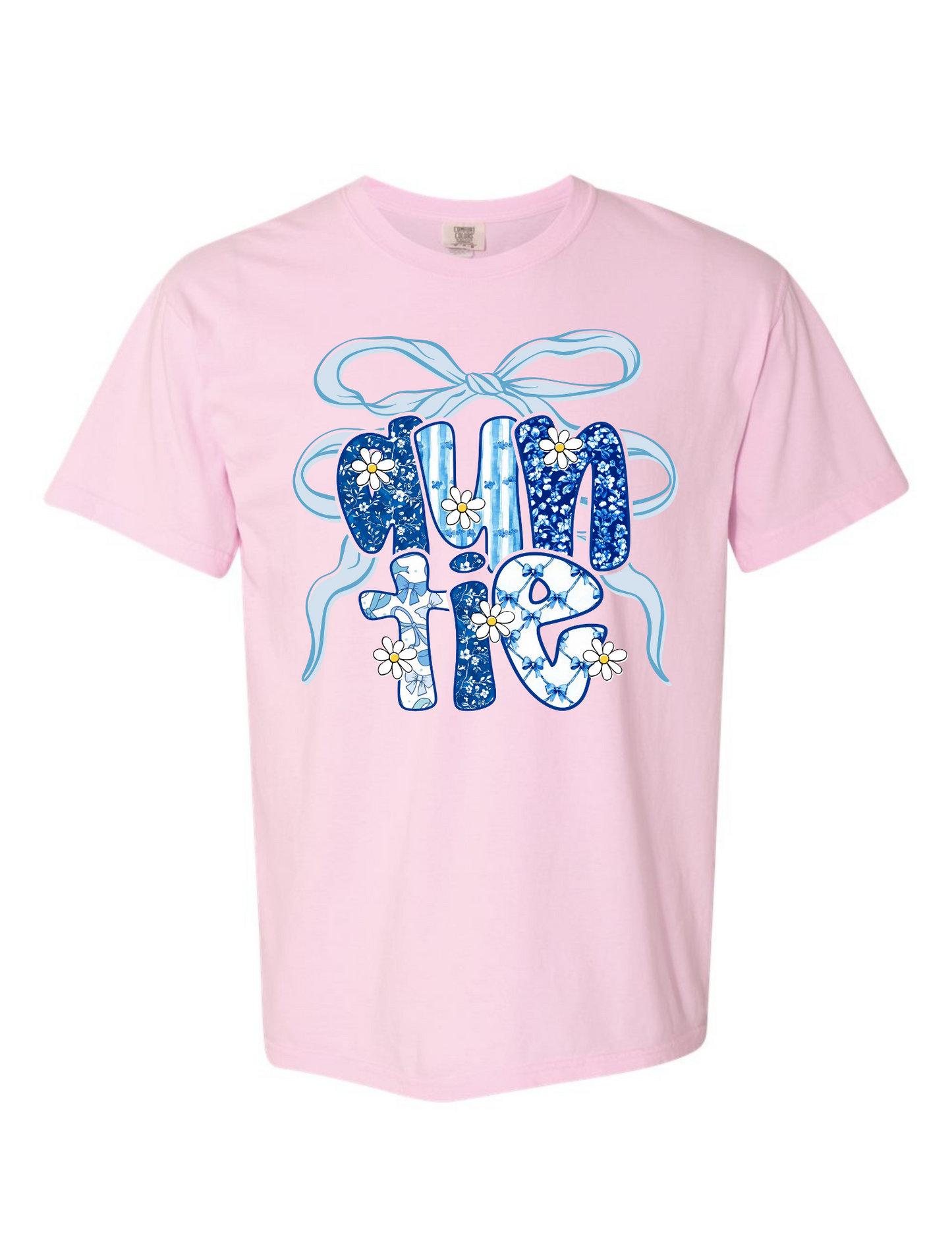 T-shirt/Sweatshirt Auntie Blue Bow