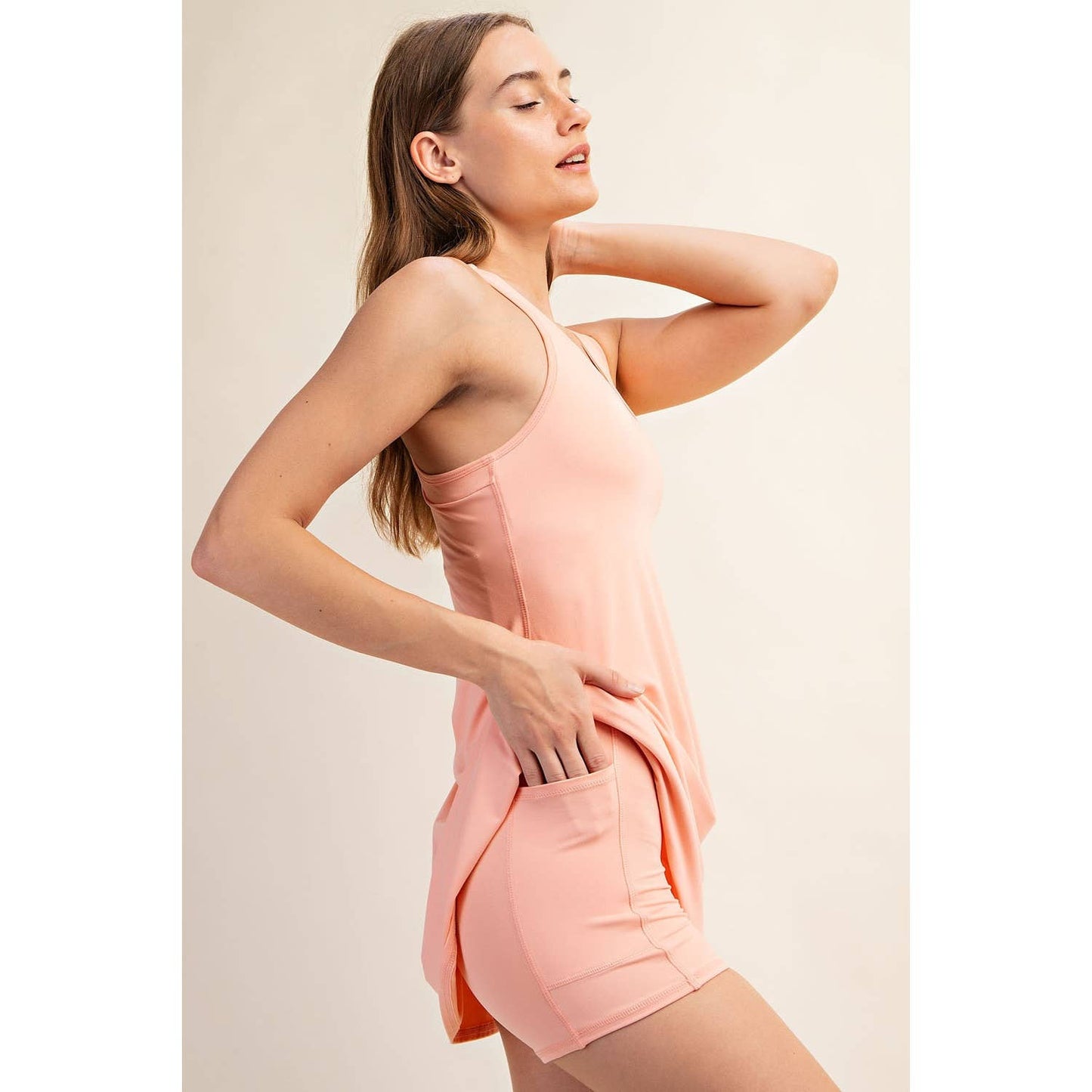 TENNIS ROMPER DRESS