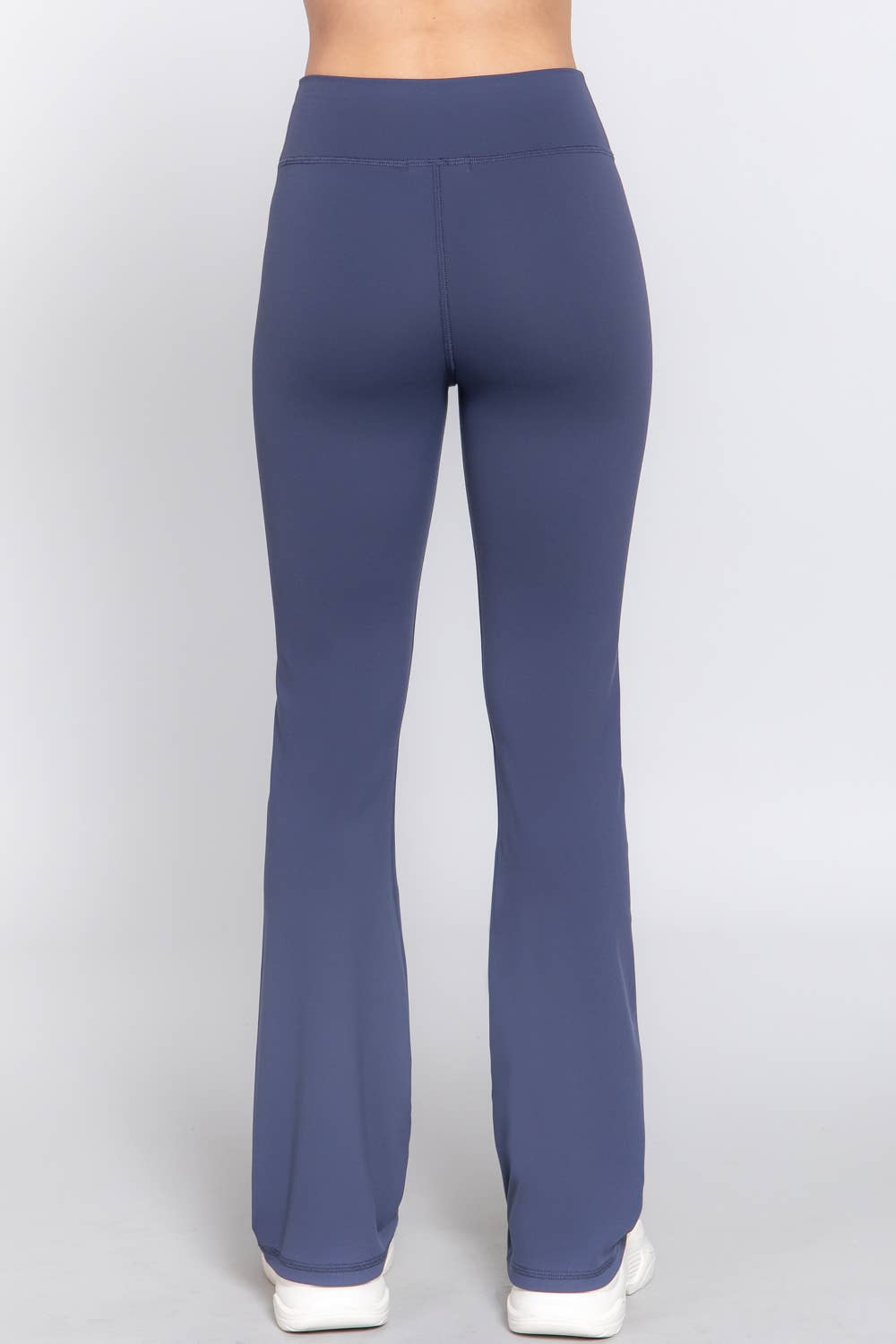 Waist Band Flare Stretch Workout Long Pants