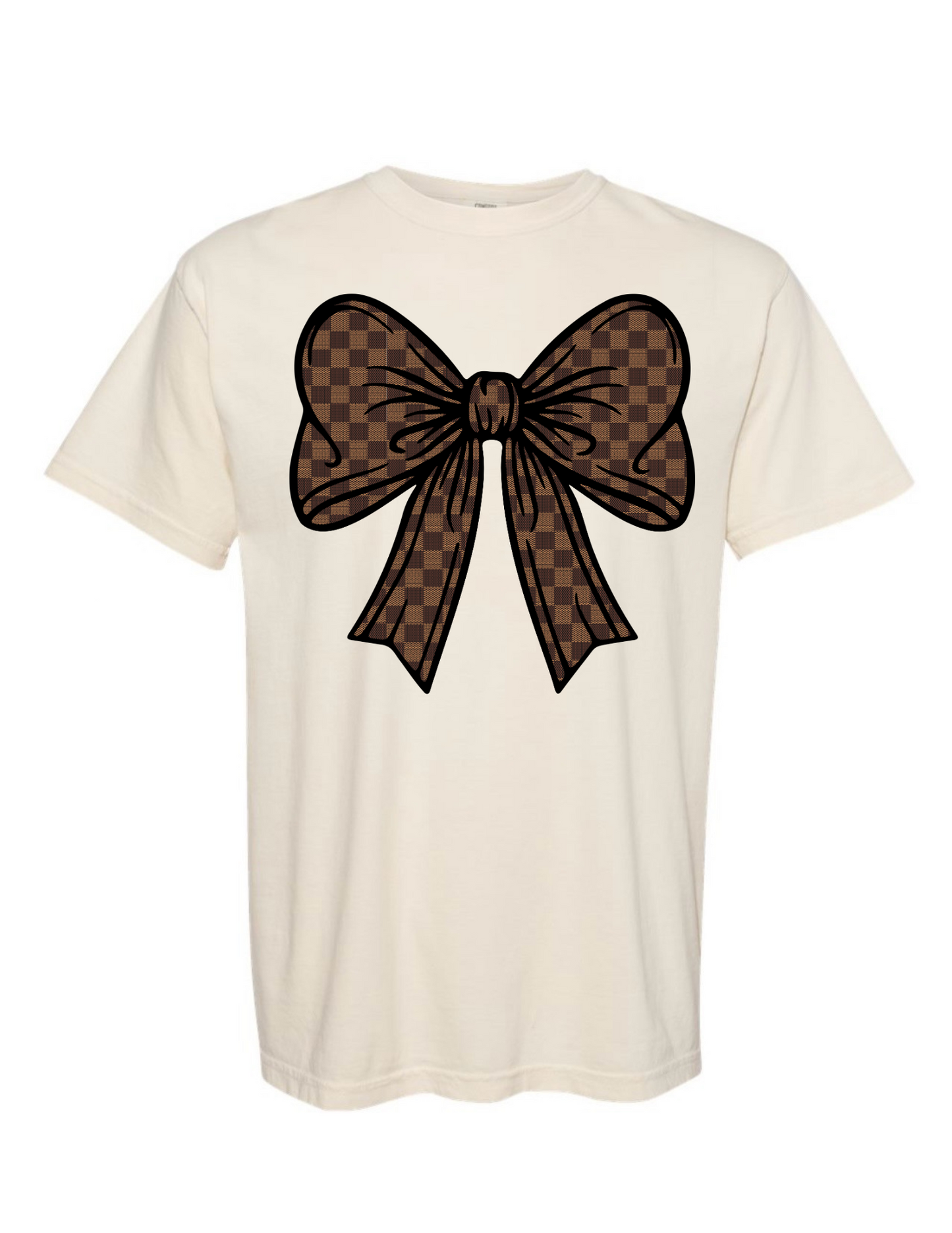 T/S Checkered bow