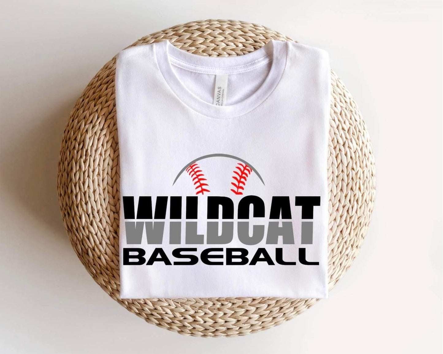 Black Wildcat Baseball Graphic T/S