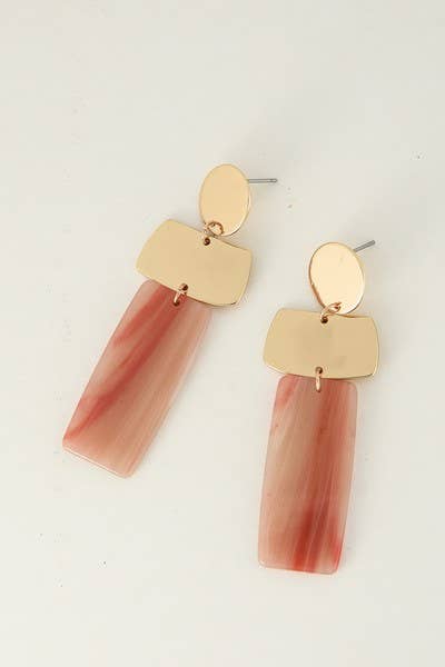 ACRYLIC GEO DROP EARRINGS | 31E22916