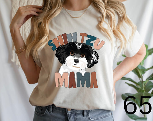 Shihtzu Dog Mama T/S