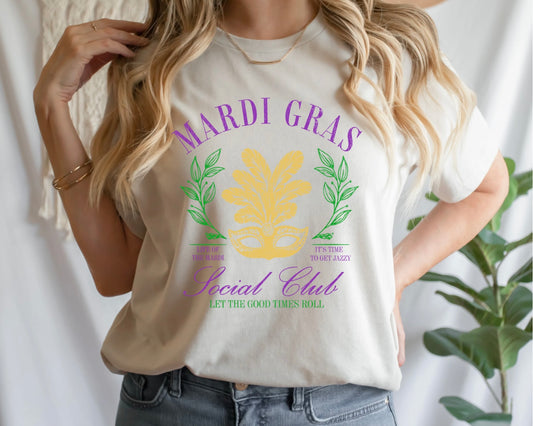 Mardi Gras Social Club T/S