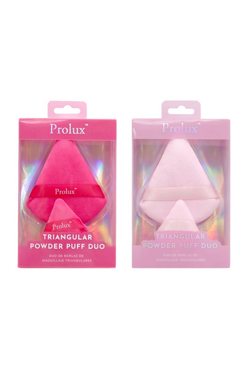 Prolux K-845 Triangular Powder Puff Duo