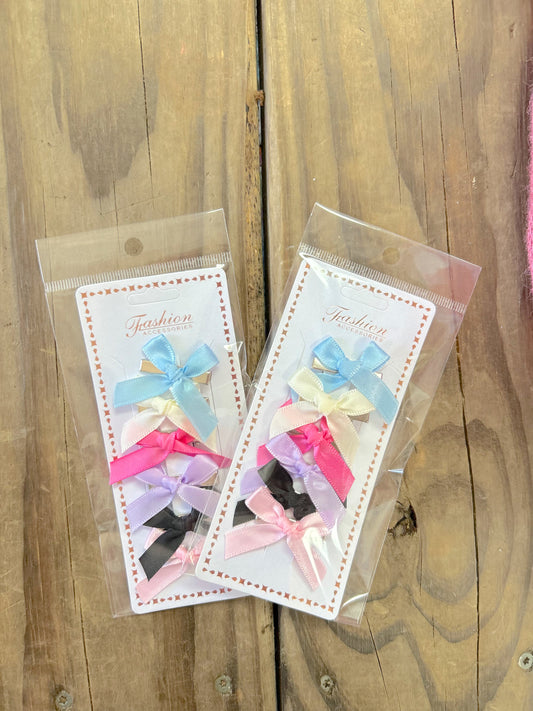 6 Pack of kid bows