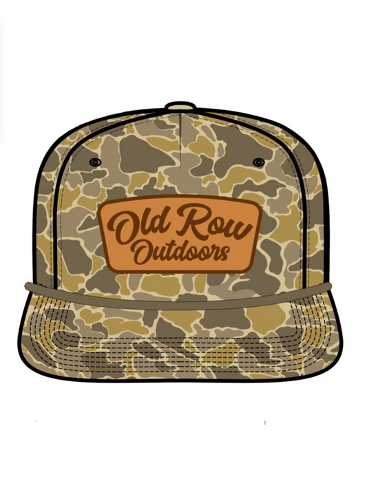 Old row Outdoors duck camo hat