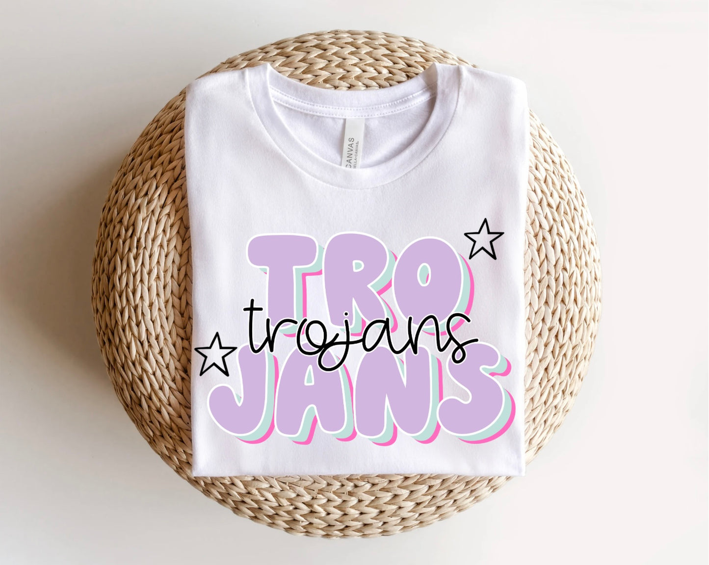 Trojans, custom to any mascot T/S