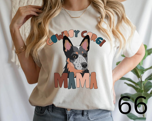 Cowboy Corgi Mama T/S