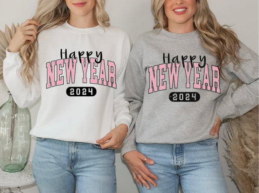 Happy New Year (right design,distressed) T/S