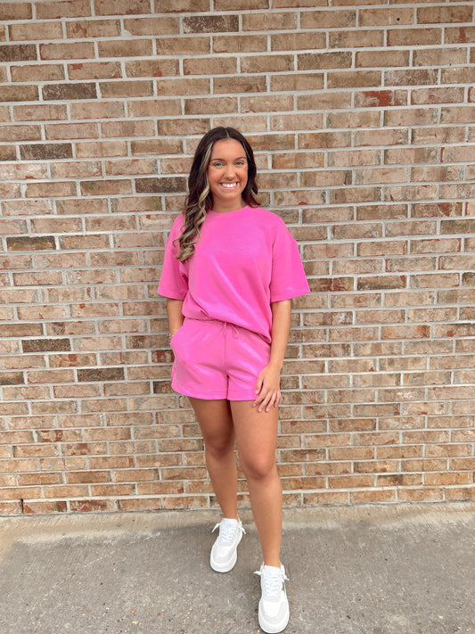 Candy Pink Scuba Set