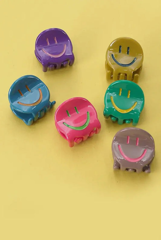 Mini smiley Clip