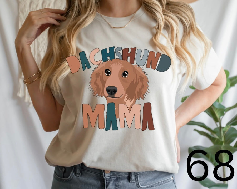 Dachshund Dog Mama T/S