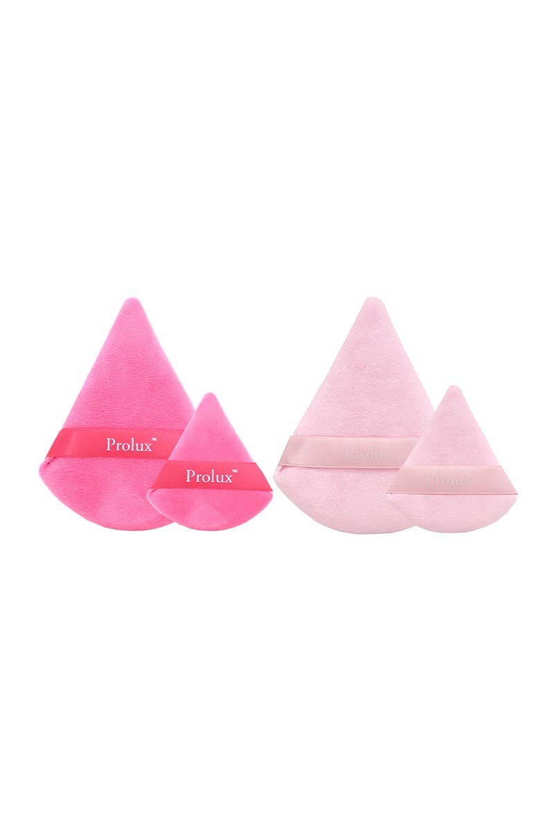 Prolux K-845 Triangular Powder Puff Duo