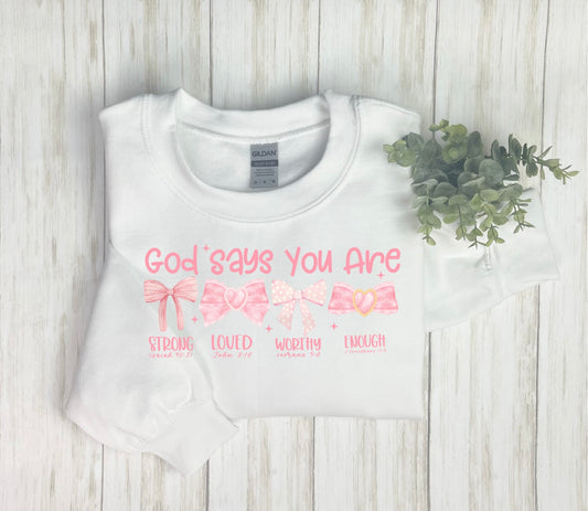 God says you are… bow era T/S