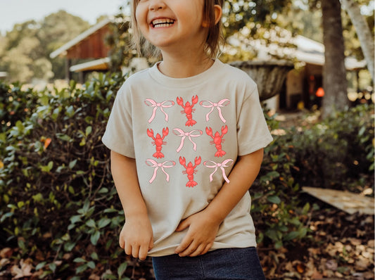 Crawfish and Bows T/S