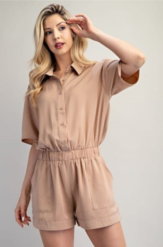 Taupe romper