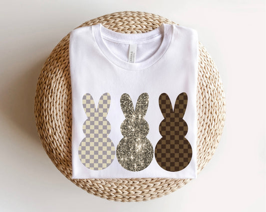 Easter boujee rabbits T/S