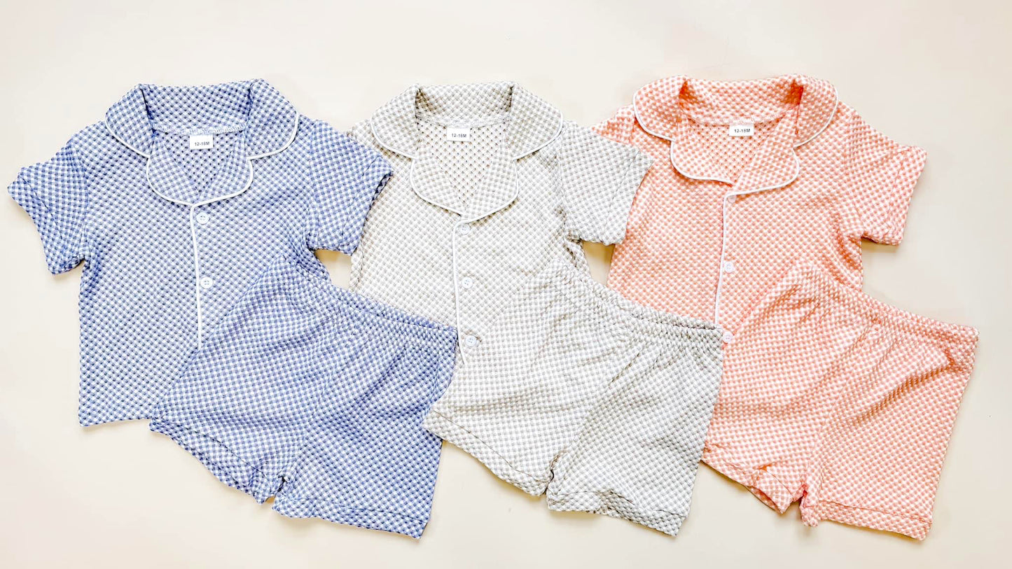 SALE I/T Gingham Pajamas