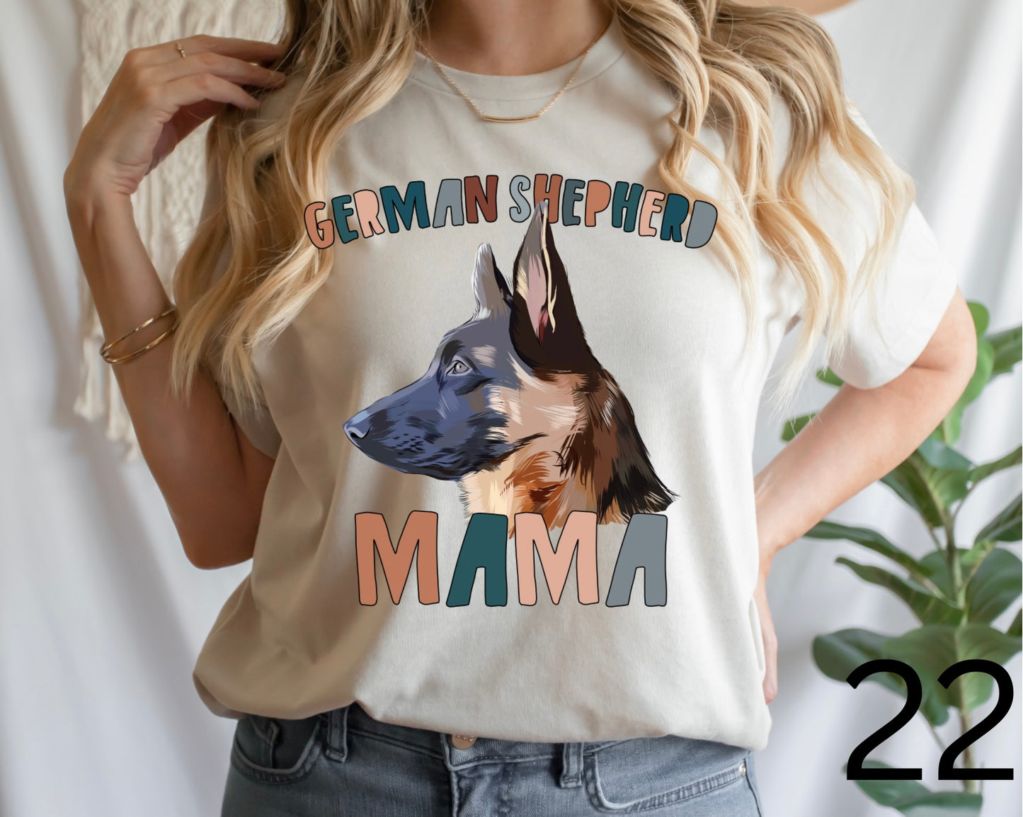 German Shepard Mama T/S