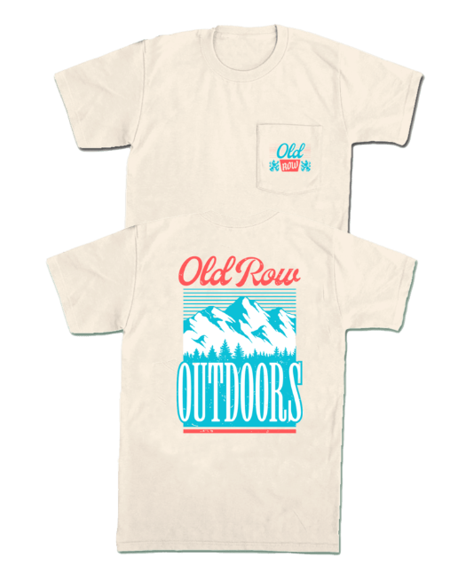 Old row the dry mountain pocket tee
