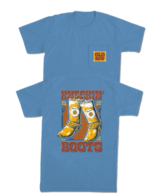 Old row knocking boots pocket tee
