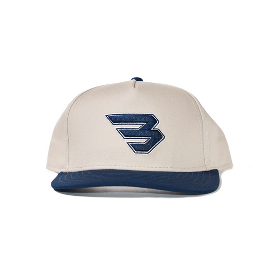 Burlebo navy flying B logo hat