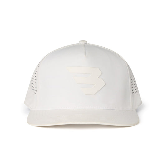 Burlebo white flying b logo hat