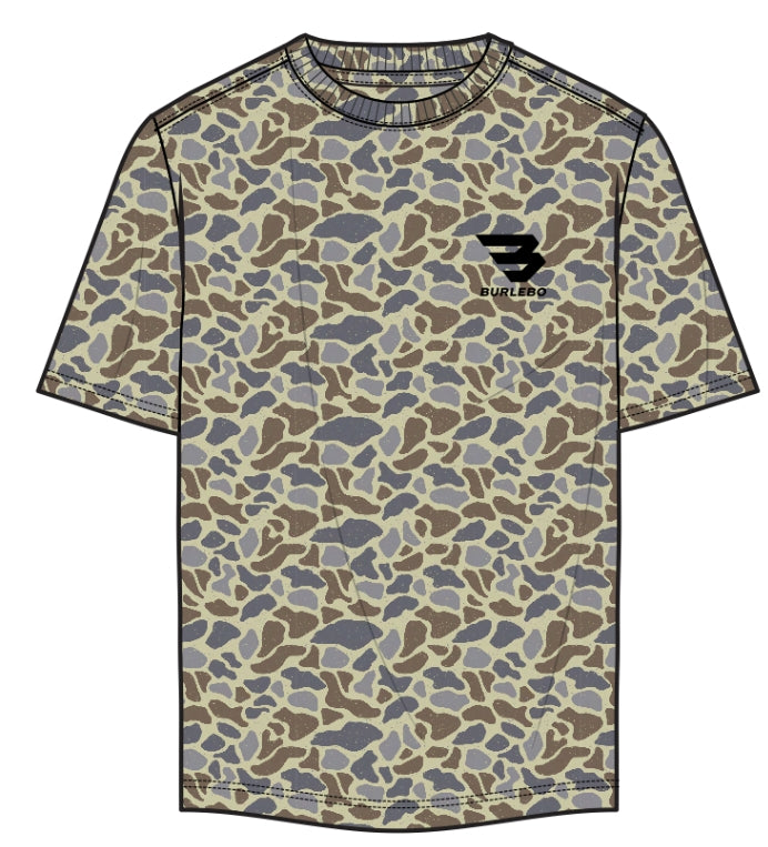 Burlebo YOUTH Short Sleeve Classic Deer Camo