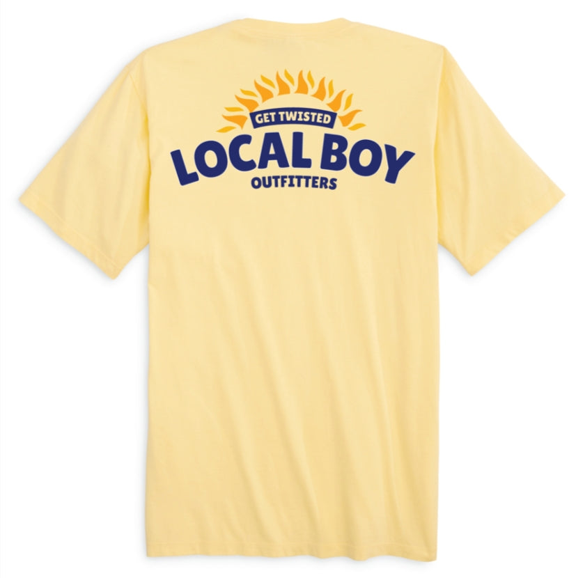 Local Boy Twisted Tea Yellow Shirt