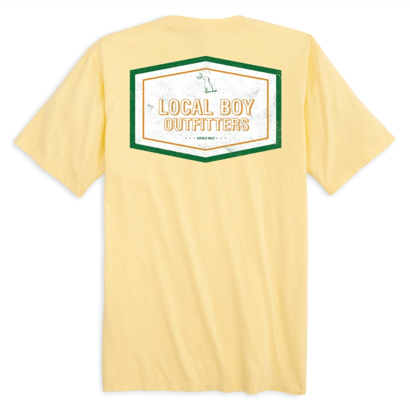 Local Boy yellow and green distressed