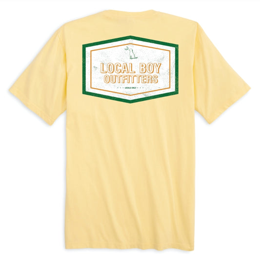 Local Boy yellow and green distressed