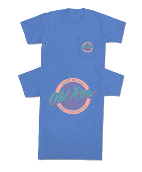 Old Row Mystic Blue Circle Logo Pocket