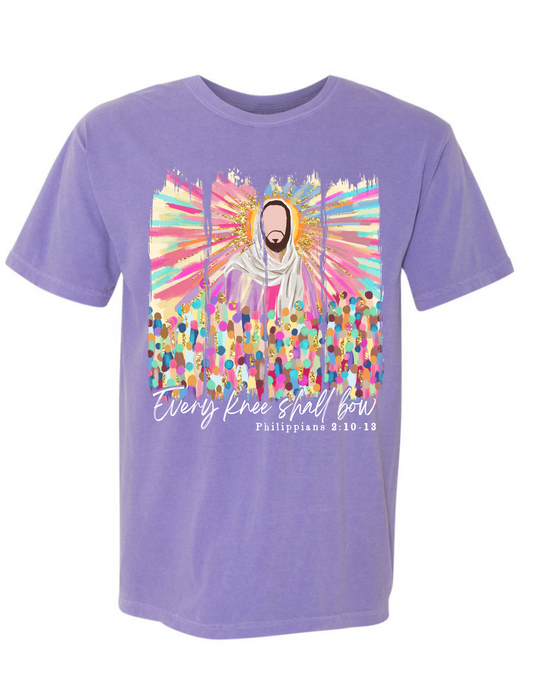 T-shirt/Sweatshirt Multi-Color Every knee shall bow