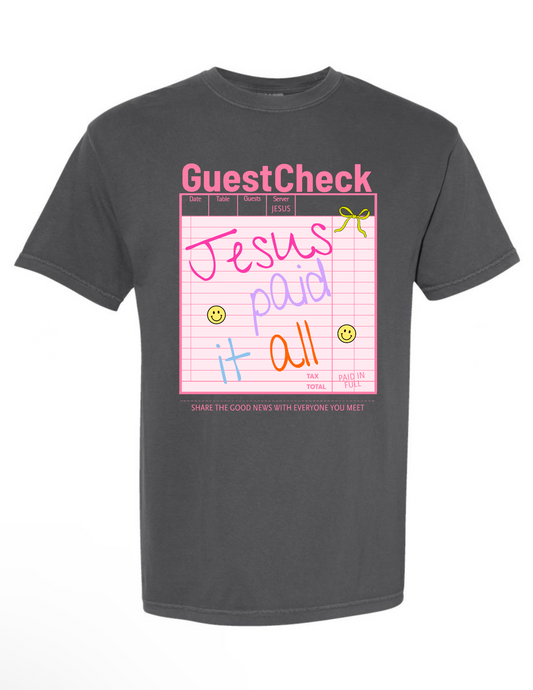 T-shirt/Sweatshirt Guest Check