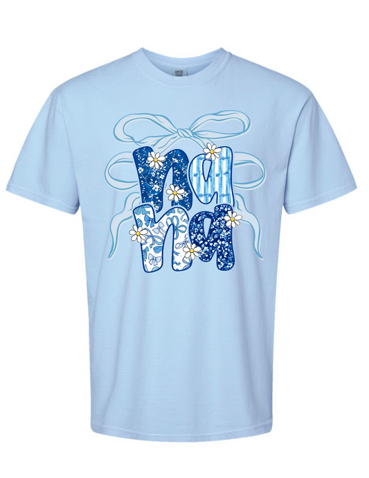 T-shirt/Sweatshirt NANA Blue Bow