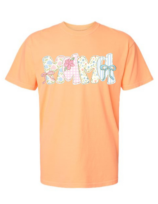 T-shirt/Sweatshirt Pastel Patterned MAMA