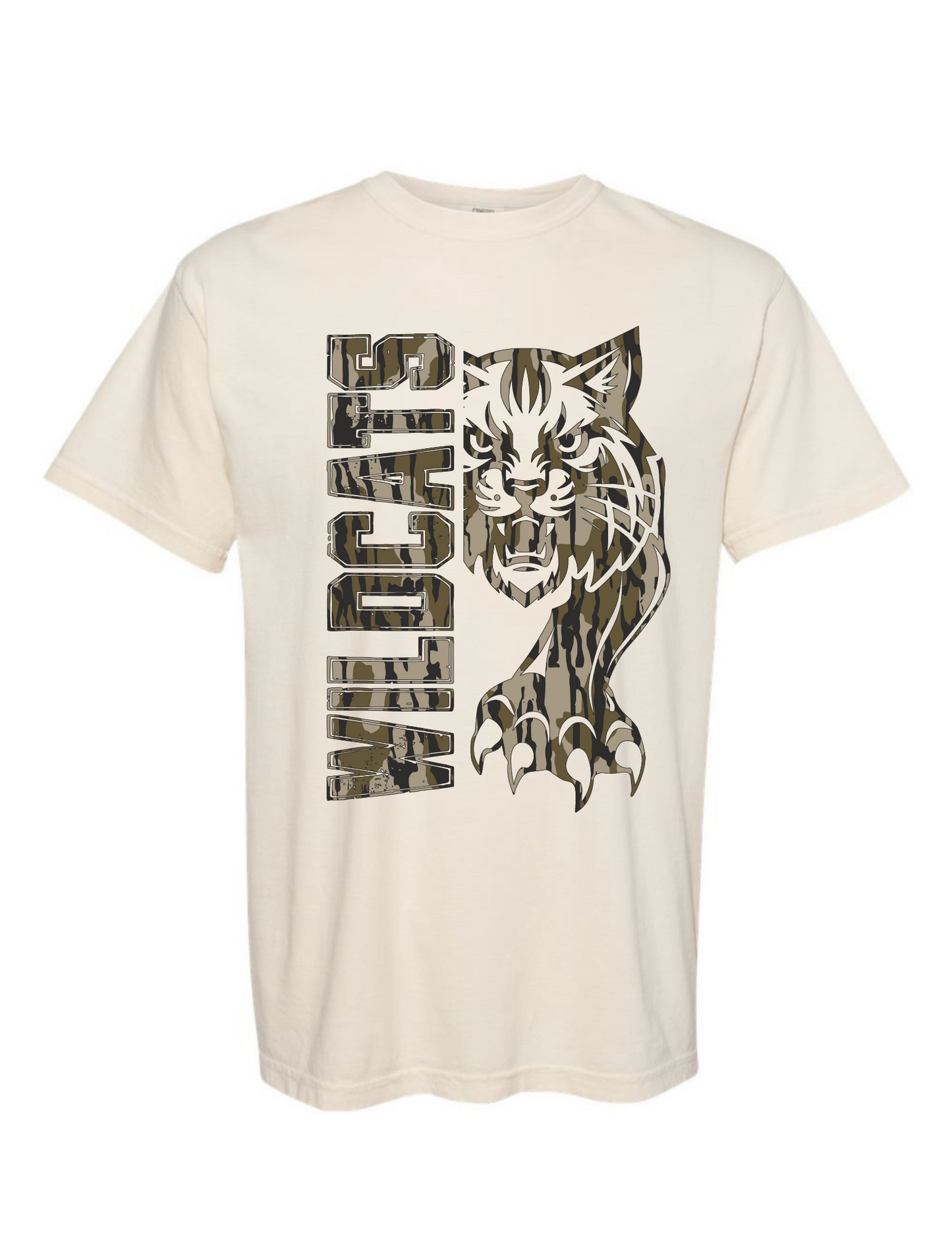 T-shirt/Sweatshirt Camo Wildcats Vertical