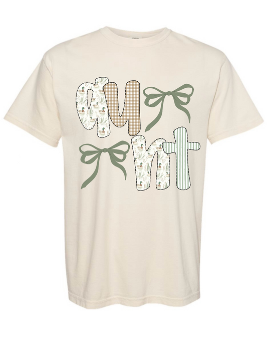 T-shirt/Sweatshirt Green bows & Ducks