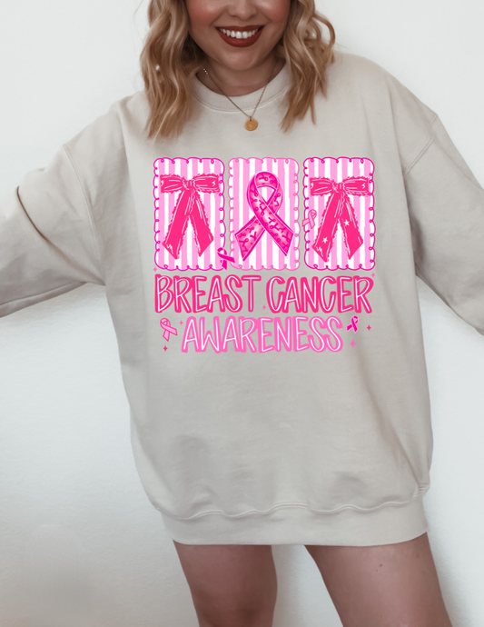 T-shirt/Sweatshirt Bows & Breast Cancer Awareness