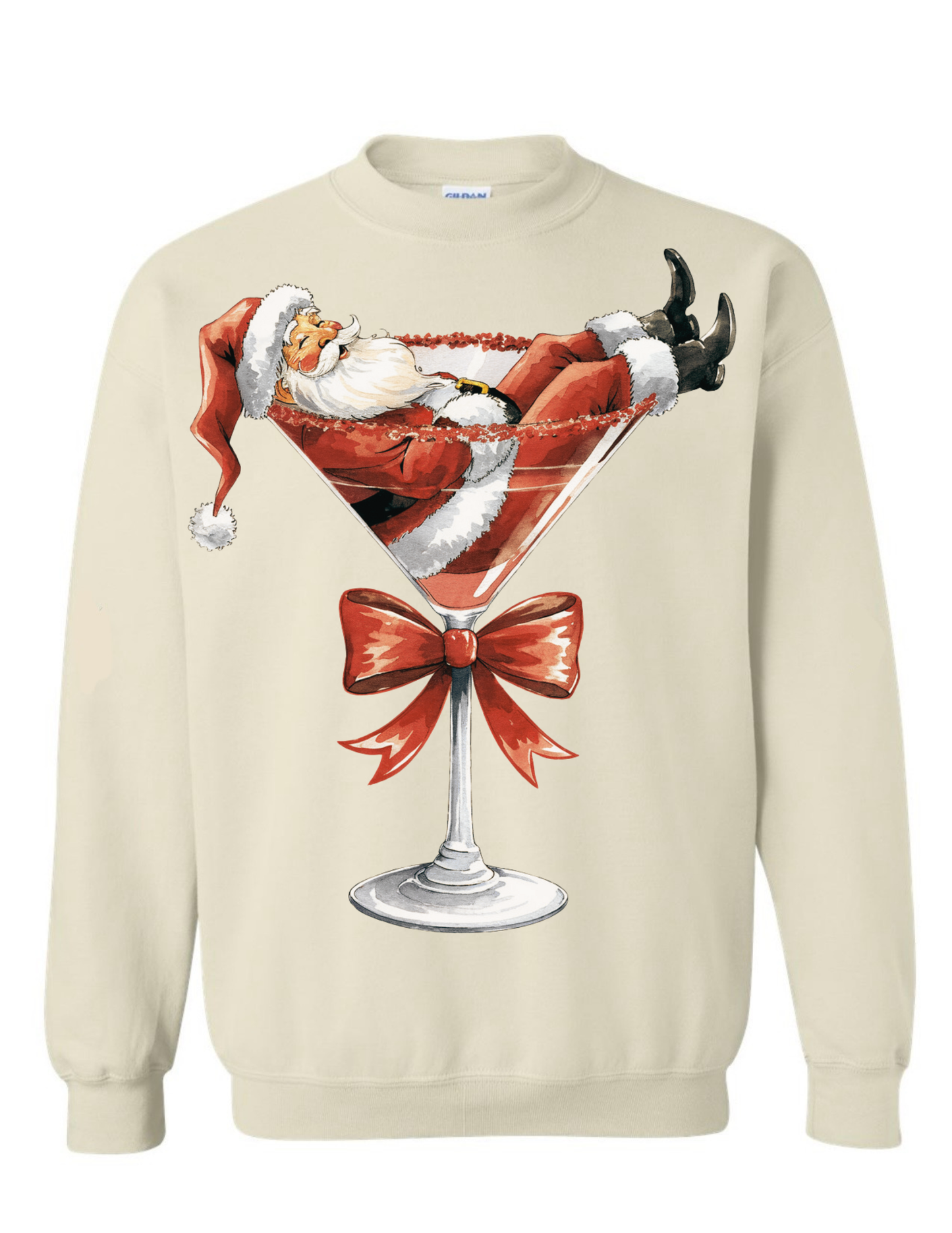 T-shirt/Sweatshirt Santa in a glass
