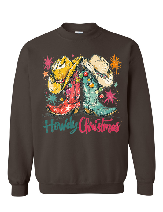 T-shirt/Sweatshirt Howdy Christmas
