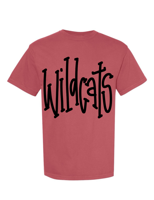 T/S Big Letters Wildcats