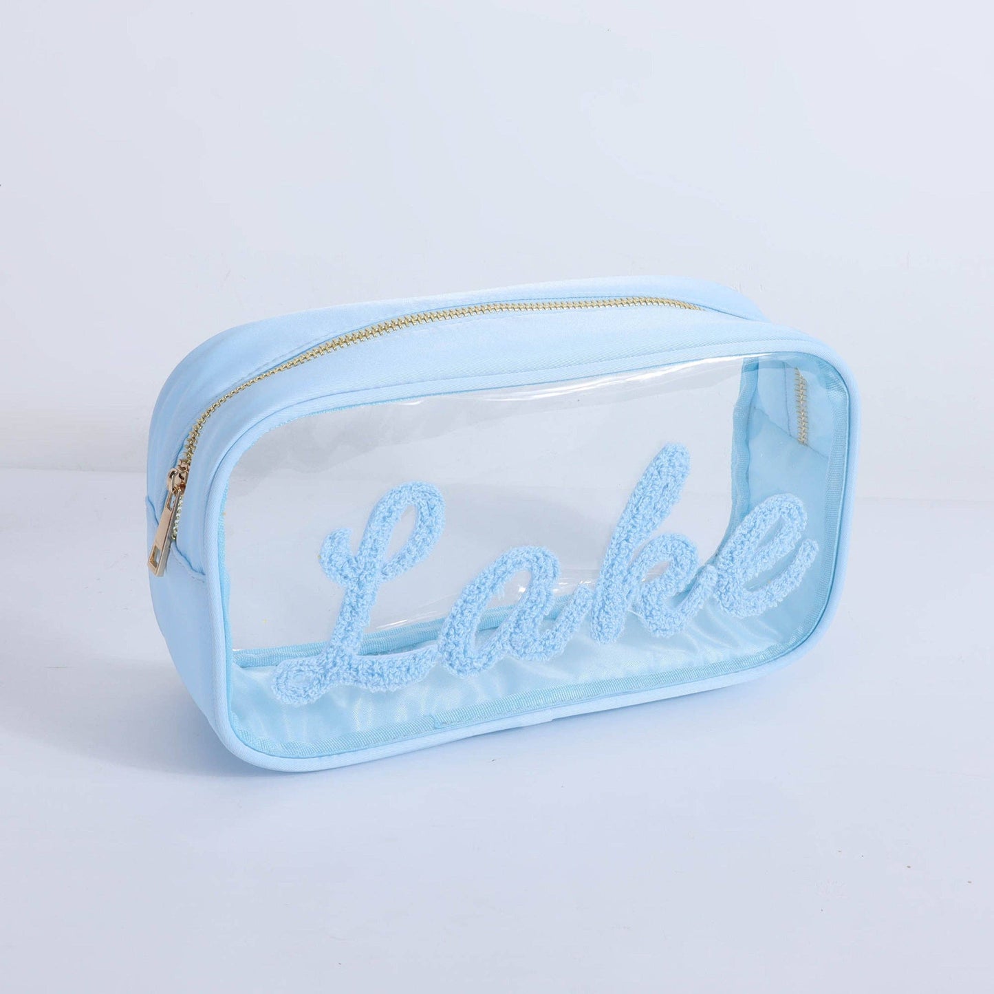 Cosmetic Bag Fun in the Sun Clear Nylon Collection: Large Lake