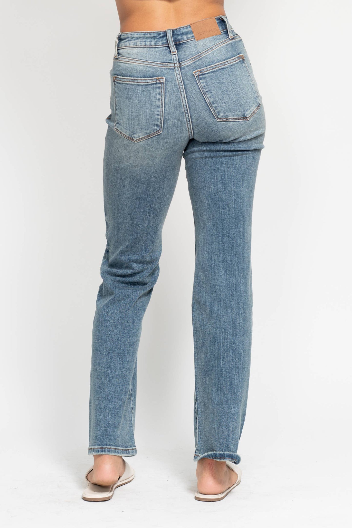 Judy Blue High Waisted Dad Straight Jean