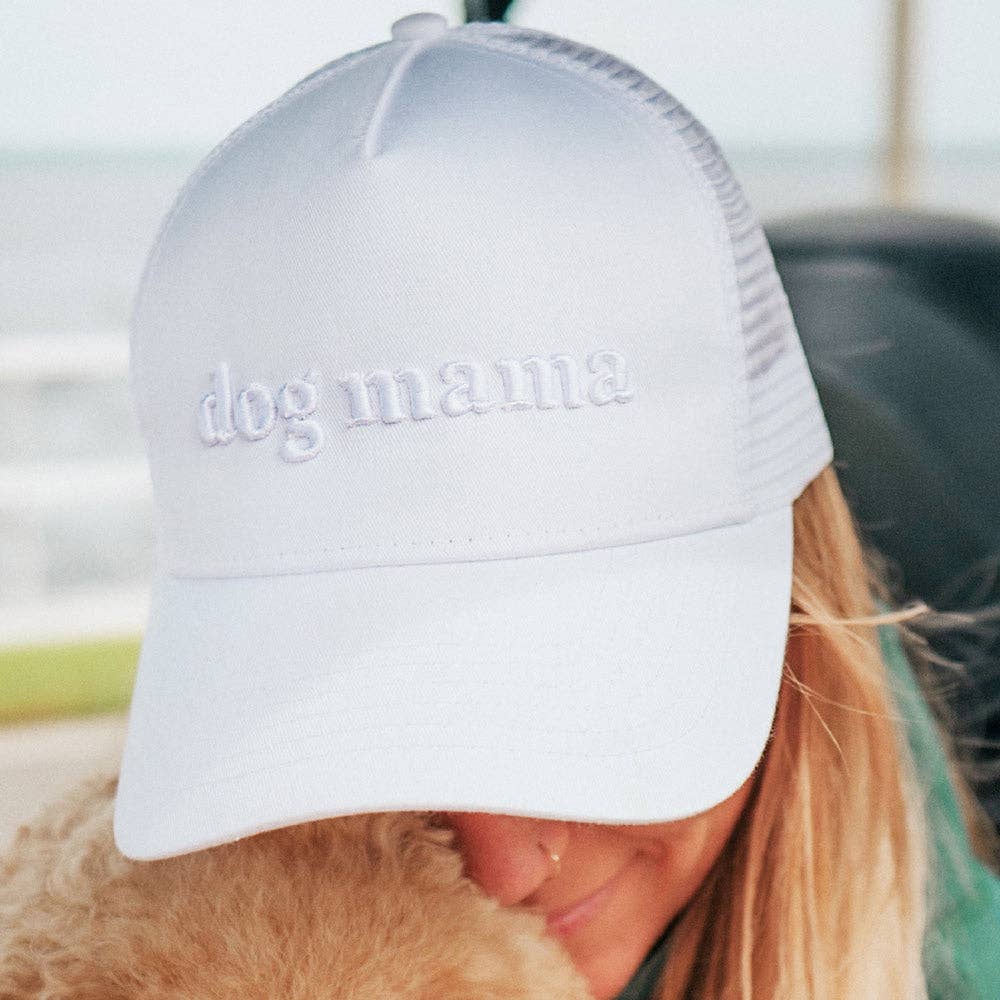 Dog Mama Cute 3-D Embroidered Trucker Hat