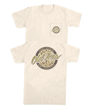 Old Row Deer Camo Circle Logo Pocket Tee